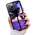for iPhone 16 Pro Max, Durable Protective Soft Back Case Phone Cover, HOT12377 Purple Beach Tropical Palm Tree 12377