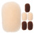 LALAFINA 6Pcs Hair Base Sponge Bump Up Hair Clips Sponge Volume Hair Insert Hair Bump Up Comb Clip Hair Increasing Clip for Women DIY Hair Style