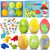 Bath Bombs for Kids with Surprise Toys Inside, Dino Egg Bath Bombs Gift Set with Dinosaur Toy for Boys Girls 3 4 5 6 7 8 9 Years, Bubble Fizzy Spa Ha