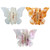 Butterfly Hair Clips, Tortoise Shell Cellulose Acetate Barrettes Claw Clips No-Slip Grip French Design Hair Jaw Clips Clamp Small Hair Accessories fo