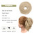 KGBFASS Messy Bun Hair Piece Synthetic Curly Tousled Updo Hair Extension Ponytail With Elastic Rubber Band Updo Messy Buns Scrunchies Hairpieces for