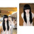 AGPtek black Fashion Long straight women's Girl full Hair Wig cosplay 60cm/23.5In