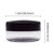 Healthcom 10 Gram Jar,10 ML Jar, Cosmetic Sample Storage Containers New Plastic Empty Black Lid For Make Up Eye Shadow Creams Lip Balm Lotions,50 Pcs