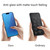 BWEDXEZ 2 Pack Matte Anti-Blue Privacy Tempered Glass for iPhone 14 Pro/iPhone 16/15 Anti-glare Anti-Spy Screen Protector Film Electroplated Blue 6.1