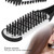ZJchao Double-Sided Hair Straightening Clamp Brush - DIY Salon Hairdressing Styling Tool for Women and Men