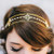 Ursumy Pearl Head Chain Gold Beaded Headpieces with Design Hair Accessories for Women