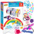 DIY Headband Kit - Headband Crafts for Girls - Includes 10 Satin Hairbands with Colorful Feathers, Fabric Flowers, Rhinestones, Ribbons, Thread, Butt