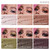LUXAZA 6PCS Champagne Pink Eyeshadow Stick Makeup Sets, Long Lasting Cream Shadow,Metallic And Matte Shimmer Eye Shadow Eye Brightener Stick Pencil C