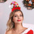 DRESBE LED Christmas Elves Headbands Light Up Elf Hat Hair Hoop Cute Xmas Festival Headwear for Women(2pcs)