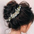 Yean Crystal Bride Wedding Hair Comb Gold Rhinestones Bridal Hair Piece Accessories for Women and Girls