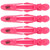 Wet Brush-Pro Professional Styling Clips, Punchy Pink, 4-Count/1 Pack