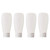 12Pcs 150ml/5oz White Plastic Squeeze Bottle with Flip Cap Soft Tube Hose Toiletry Dispenser Leakproof Travel Containers for Facial Cleanser Hand Cre