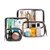 Clear Black Makeup Bags, 4pcs Cosmetic Makeup Bags Set TSA Approved Transparent Travel Toiletry Bag Waterproof Leakproof Carry On Airport Airline Cos