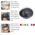 2 Colors Hair Color WAX 4.23 oz, Purple Blue Instant Hair Dye Wax, Natural Temporary Hair Color for Men and Women, Party, Daily Use, Cosplay