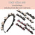 KKSS 9PCS Hair Clips for Women Thick Hair, Braided Rhinestone Claw Clips with Non-Slip Teeth, Sparkling Crystal Hair Accessories for Wedding, Party,