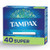 Tampax Cardboard Tampons for Women Super Absorbency, Anti-Slip Grip, LeakGuard Skirt, Unscented, 40 Count