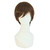 MapofBeauty Fashion Men's Short Straight Wig (Brown)