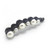 Meilliwish Pearl Banana Hair Clip 1 PCS(H49)(Black)