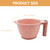 minkissy Hair Dye Mixing Bowl 2-Pack Portable Plastic Color Bowls with Ergonomic Handles for Salon and Home Hair Coloring and Tinting Easy to Clean 6