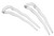 France Luxe Small Hair Pin Pair - Clear