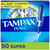 Tampax Pearl Tampons for Women, with LeakGuard Braid, Super Absorbency, Unscented, 50 Count