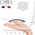 Camila Paris CP1475 French Hair Barrette Clip for Girls, Rubberized Automatic Clasp Strong Hold Grip Hair Clips for Women, No Slip and Durable Stylin