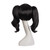 MapofBeauty 16 Inch/40cm Lolita Sweet and Lovely Anime Cosplay Wigs (Black)