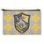Harry Potter Hufflepuff Plaid Sigil Makeup Cosmetic Bag Organizer Pouch