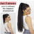 Fashion Icon 30 inch Long Drawstring Ponytail Synthetic High Puff Afro Clip in Ponytail Hair Extensions Black Deep Curly/Corn Wave Clip in Hair Piece