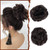SOFEIYAN Claw Clip Messy Bun Hair Piece Wavy Curly Hair Bun Clip in Claw Chignon Ponytail Hairpieces Synthetic Tousled Updo Hair Extensions Scrunchie