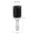 Cricket Visage 395 Paddle Hair Brush - Detangler, Pain-Free Brushing on Straight, Wavy, Thick, Fine, and Curly Types - Anti-Static, Nylon Bristles, S