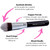 Under Eye Concealer Brush - Beauty Junkees Tapered Kabuki Brush with Soft Synthetic Bristles for Concealing, Blending, Setting, Buffing with Powder,