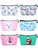 SATINIOR 6 Pcs Llama Gifts for Women Llama Makeup Bag 5.3 x 8.7 Inch Alpaca Pouch Cosmetic Bag for Winter Christmas Women Stocking Stuffers(Cartoon D