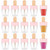RONRONS Lip Gloss Tubes, 15 Pieces Pink Ice-cream Shaped Empty Lip Gloss Containers Cute Mini Lipgloss Tubes with Wand for DIY Cosmetic Sample Bottle