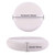 WXJ13 3 Pack 4.12 Inch Large Powder Puff with Metal Powder Box, Smooth Soft Puff with Ribbon Band Handle for Body Loose Powder