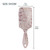 Hair Brush Paddle Comb Leopard Print Cheetah Rose Gold for Thick Hair & Anti Static Detangling