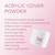 Young Nails Acrylic Cover Powder, Peach, 45 Gram