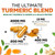 Turmeric Curcumin Supplement 2600mg - 95% Curcuminoids with Organic Turmeric & BioPerine Black Pepper Extract for Best Absorption, Natural Vegan Join
