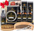 Beard Kit for Men Grooming & Care W/3 Pack Beard Oil, Wash, Balm, Comb, Brush, Scissors,Anniversary Valentines Birthday Fathers Gifts Idea for Husban