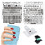 FingerAngel 21Pcs Nail Stamp Plate Set 16Pcs Mix Design Stamping nail Art Plate + 2Nail Stamper + 2Scraper+1Pcs Case Nails Art Stamping Plate Scraper