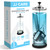 JJ CARE Disinfectant Jar - 35 oz Barber Jar Glass Sanitizer w/Stainless Steel Strainer & Cap - Black Lid