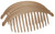 France Luxe Belle Larger Interlocking Comb, Matte Sable, Set of 2 - An Excellent Styling Solution For Long/Thick or Curly Hair