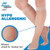 ABSOLUTE SUPPORT Made in USA Sheer Compression Socks for Women 15-20 mmHg - Support Hose Knee High Stockings, Nude, Large