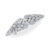 1928 Jewelry Filigree 4 Inch Hair Barrette Clip For Women, (1 Pcs)