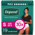 Depend Fresh Protection Adult Diapers, Incontinence & Postpartum Bladder Leak Underwear for Women, Disposable, Maximum, Small, Blush, 19 Count, Packa