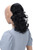 CAISHA by PRETTYSHOP 12" Hair Piece Braid Ponytail Extension Voluminous Wavy Natural Black PH5