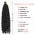 Gogo Curl Crochet Hair Crochet Loose Wave Hair Synthetic Hair Bundles Black Water Wave Hair 14 Inch 3PCS (1B)
