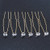 Bridal/ Wedding/ Prom/ Party Set Of 6 Gold Plated Crystal Bead Hair Pins