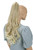 CAISHA 24" Long Hair Clip On Ponytail Extension Heat-Resistant Synthetic Hairpiece Slightly Wavy Brown Mix H46