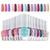 Nicole Miller Mini Nail Polish Set  Glossy, Vibrant Colors for Fingernails & Toenails, Trendy Collection